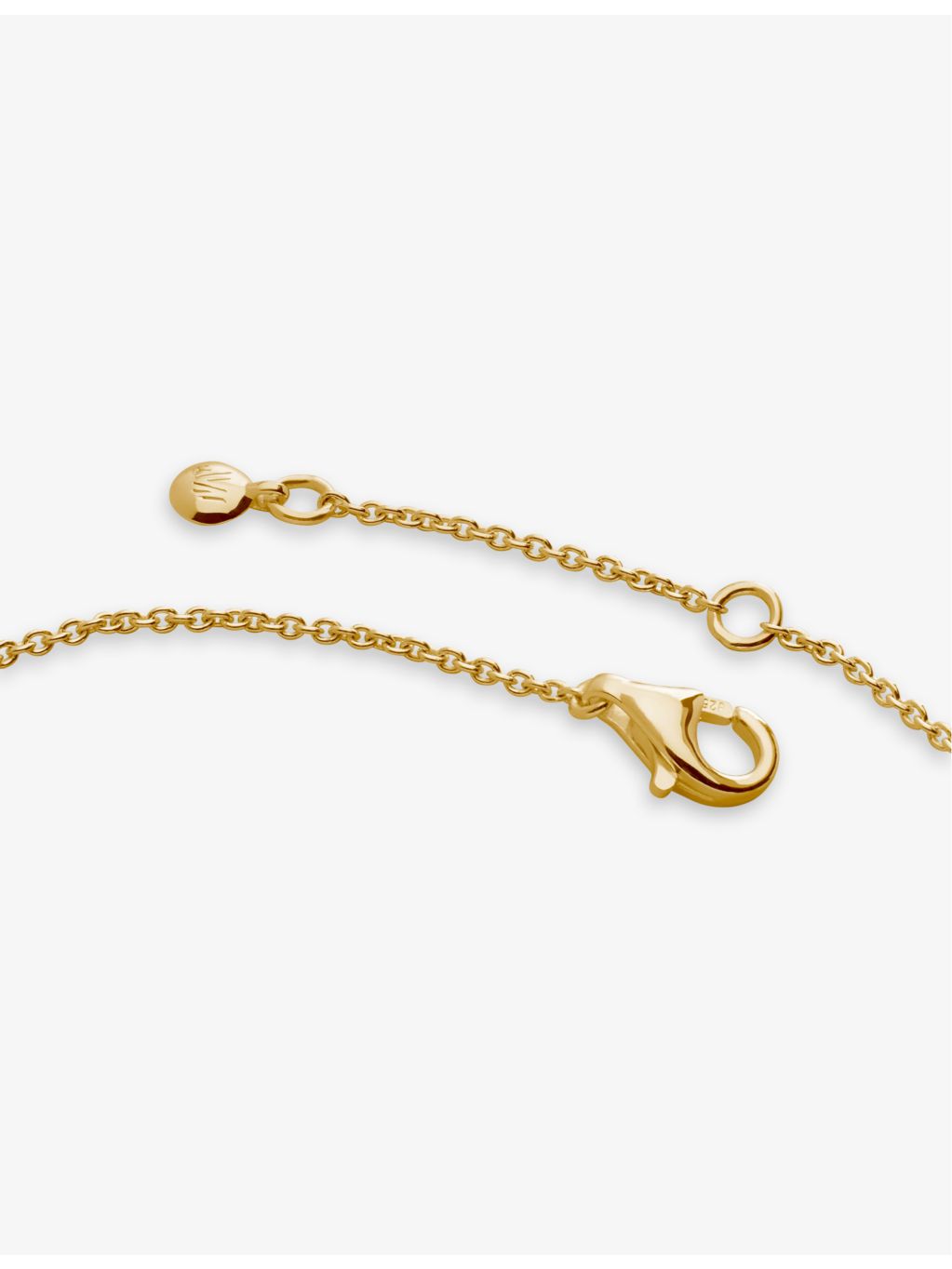 Monica Vinader 1.41ct diamond bracelet 18ct yellow gold-plated vermeil, UK version