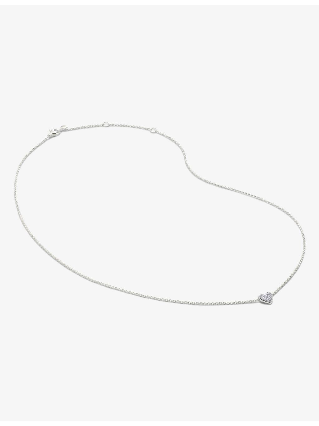 Monica Vinader lab-grown diamond heart pendant 2.4ct - British product