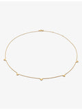 Monica Vinader necklace heart charm 16-18 inch - British product