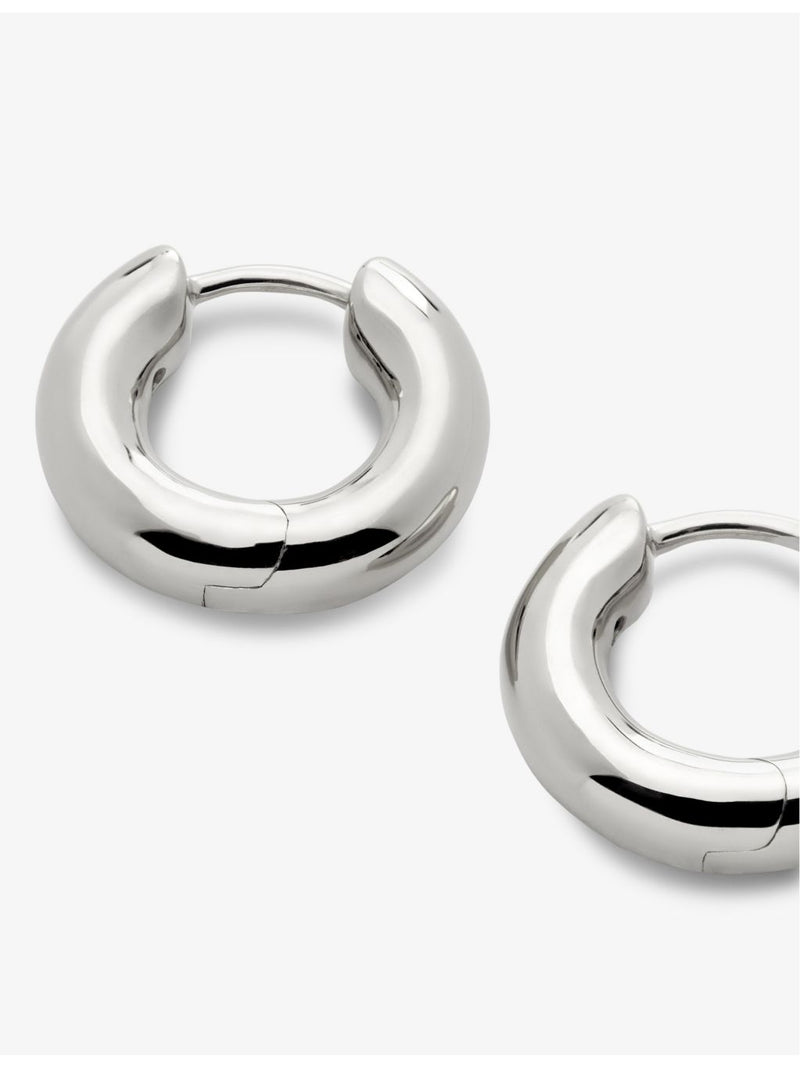 Monica Vinader Essential Click sterling-silver earrings, UK version
