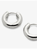 Monica Vinader Essential Click sterling-silver earrings, UK version
