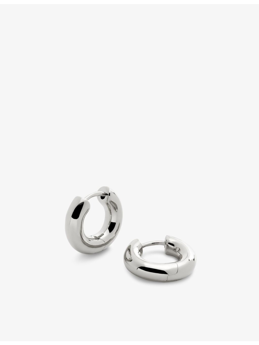Monica Vinader Essential Click sterling-silver earrings, UK version