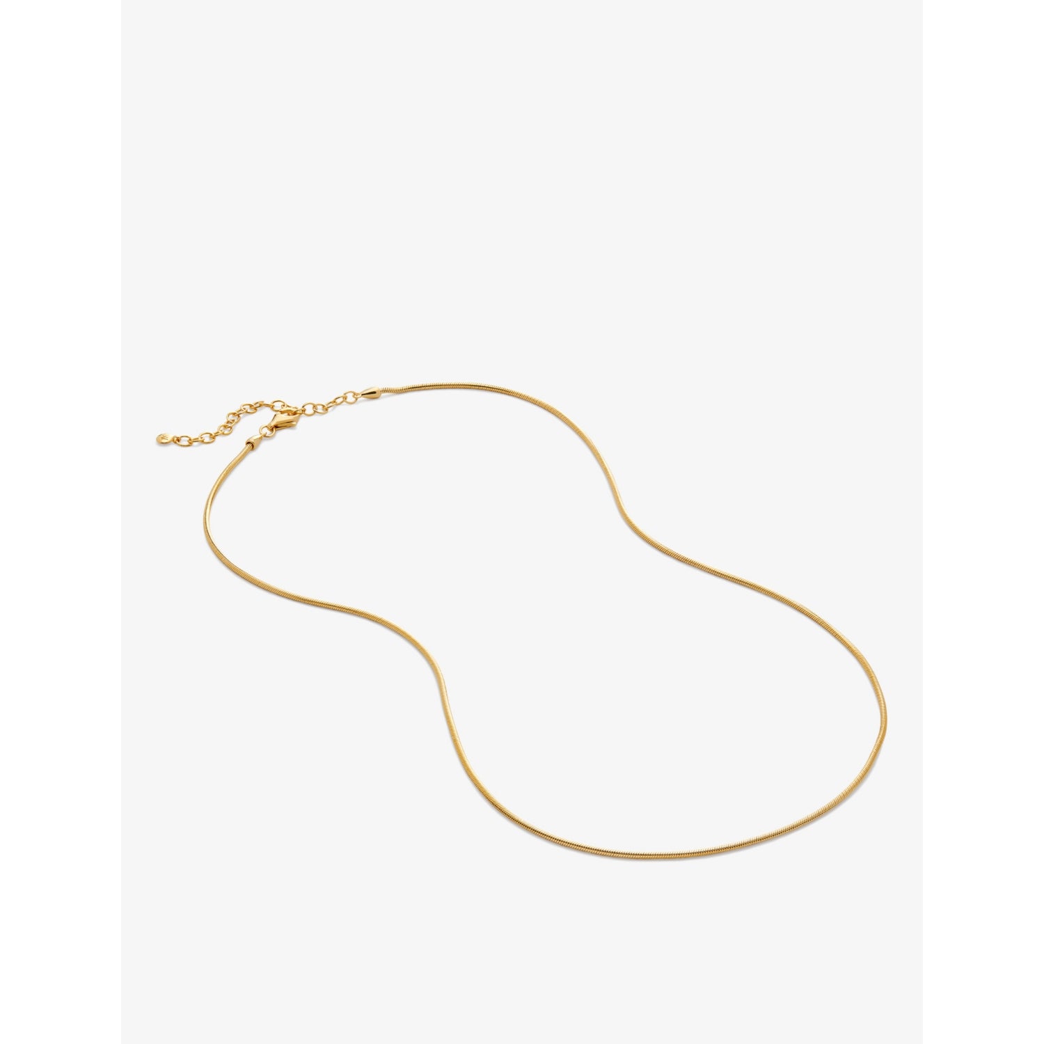 Monica Vinader Thin Snake 18ct yellow gold-plated vermeil sterling-silver necklace