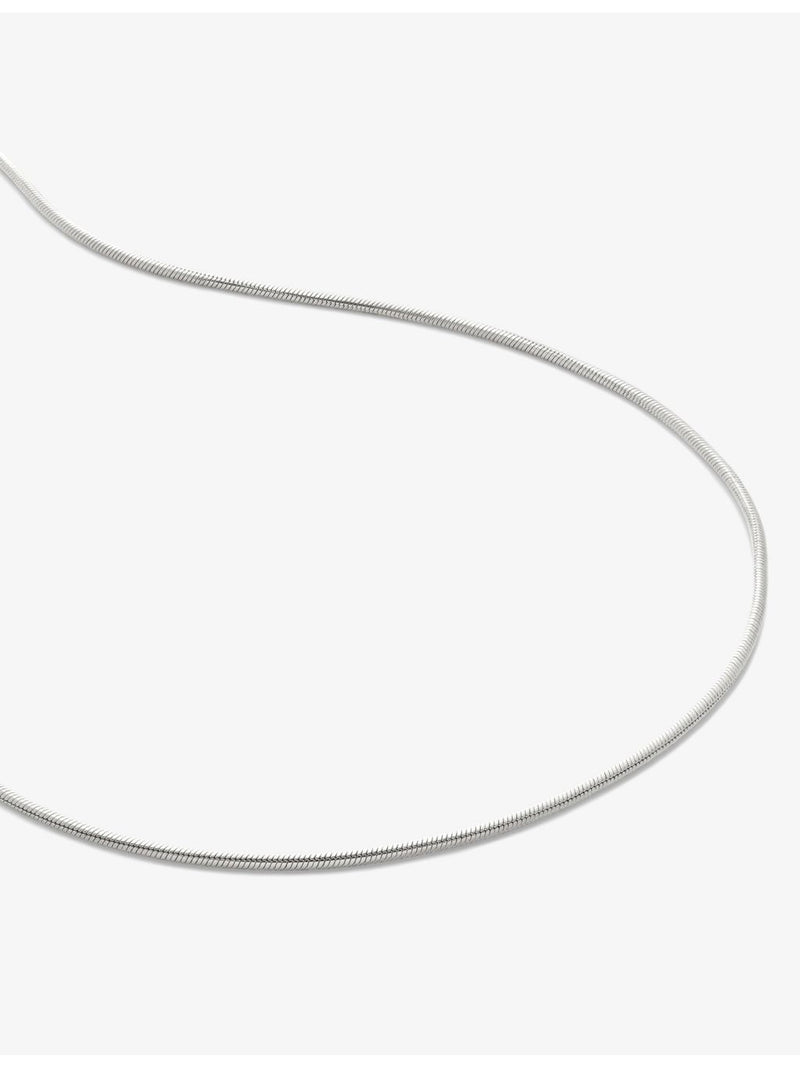 Monica Vinader thin snake necklace sterling silver 46cm, UK version