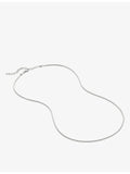 Monica Vinader thin snake necklace sterling silver 46cm, UK version