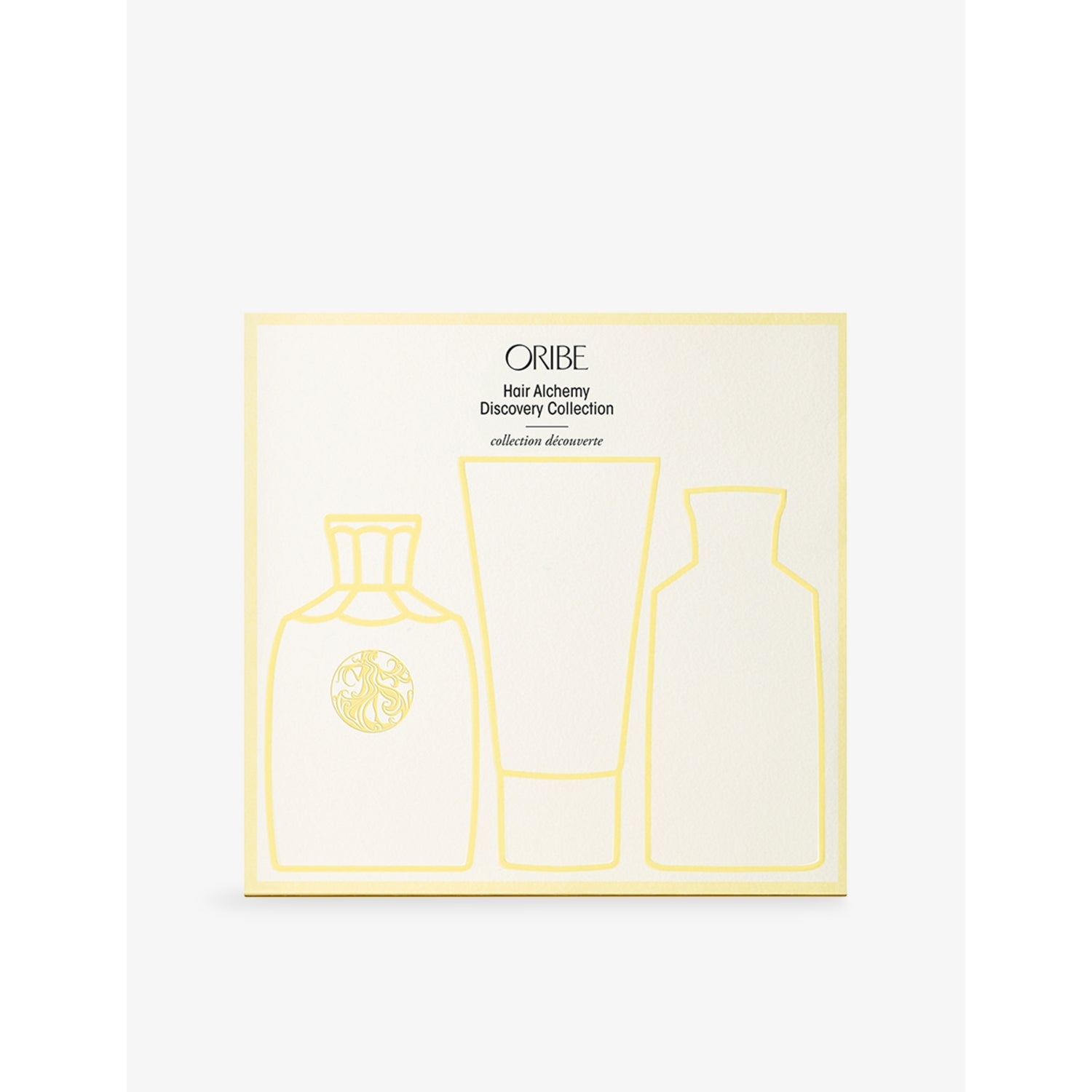 Oribe Hair Alchemy discovery set with shampoo, conditioner and serum (British brand)
