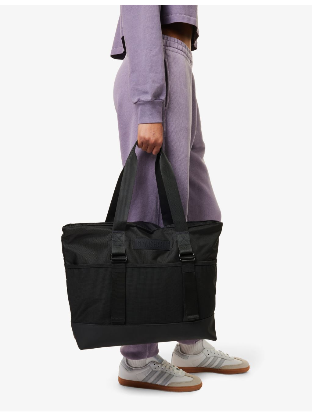 Gymshark woven tote bag with zip closure - British product