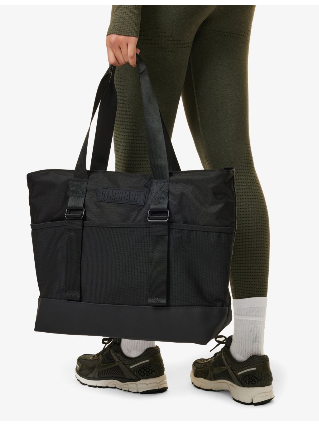 Gymshark woven tote bag with zip closure - British product