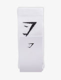 Gymshark Pack of Three Cotton-Blend Socks