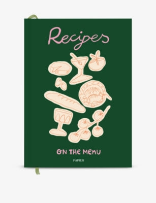 Papier Al Fresco recipe card notebook 15.3cm x 21.5cm (British brand)