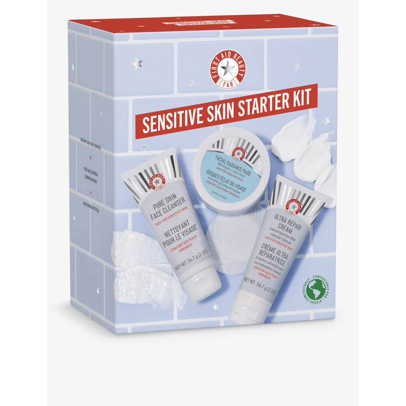 First Aid Beauty sensitive skin starter kit travel sizes - British product