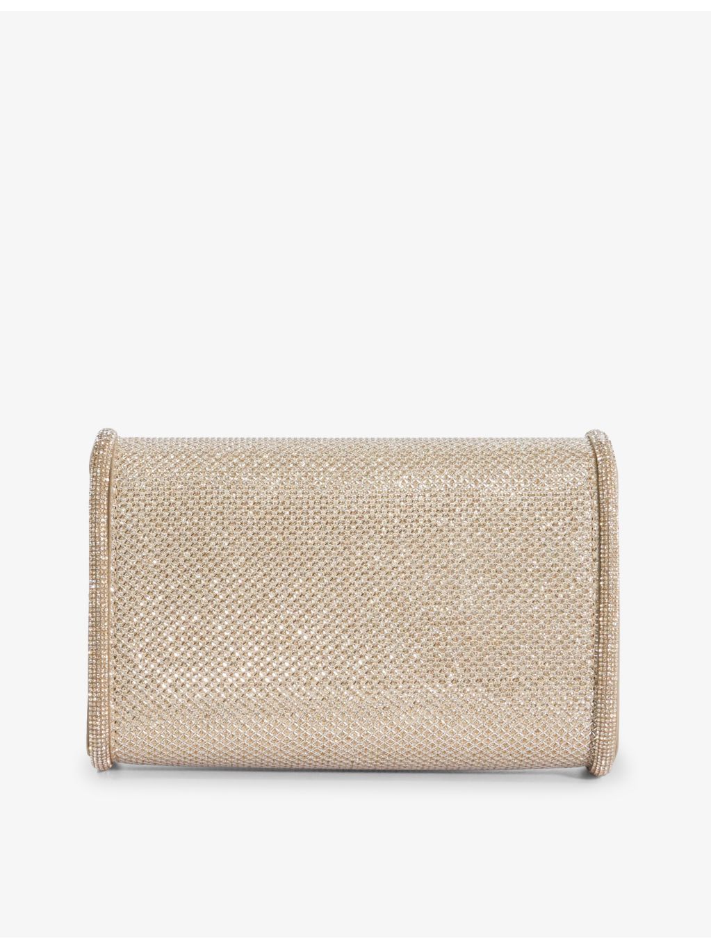 Dune woven clutch bag chain-strap, imported from the UK