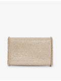 Dune woven clutch bag chain-strap, imported from the UK