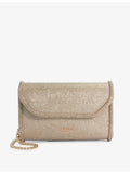 Dune woven clutch bag chain-strap, imported from the UK