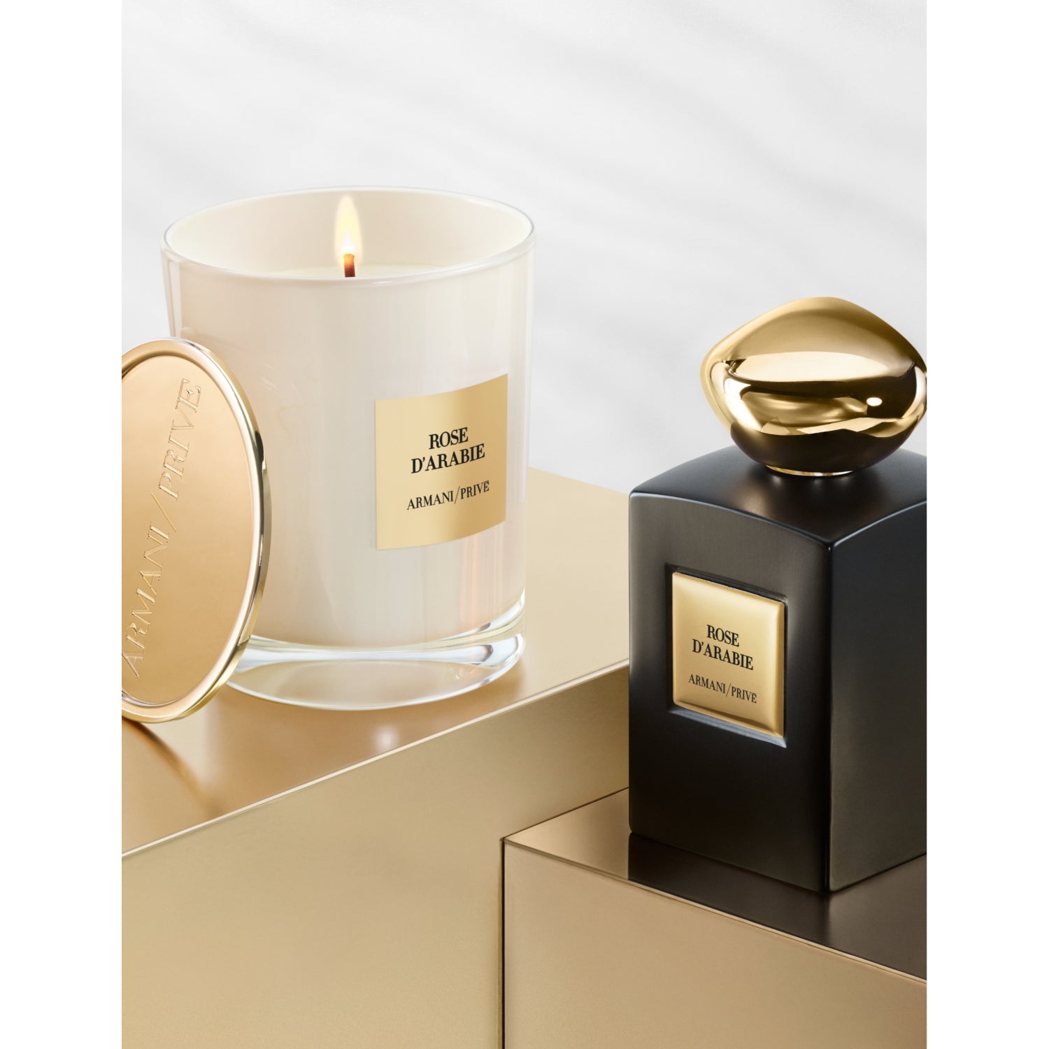 Giorgio Armani Privé Rose D'Arabie scented candle 175g, imported from the UK