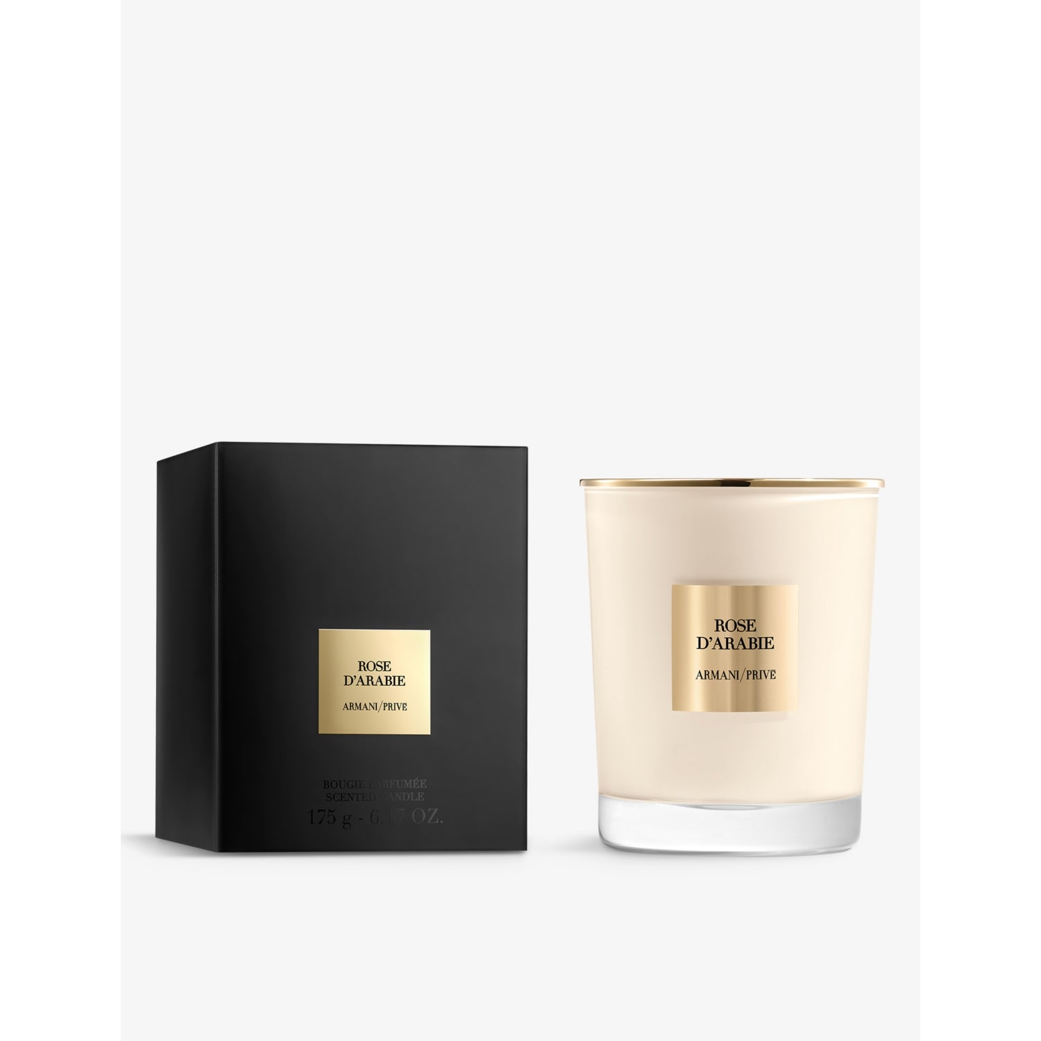 Giorgio Armani Privé Rose D'Arabie scented candle 175g, imported from the UK