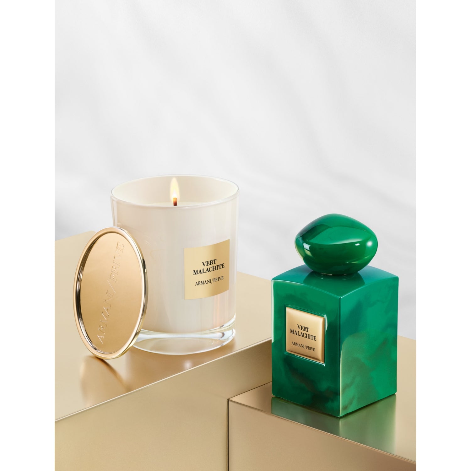 Giorgio Armani Vert Malachite Prive scented wax candle 175g - British product