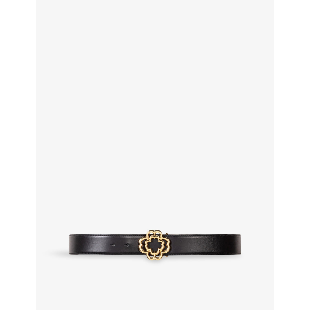Butterfly rhinestone-embellished leather belt - 8