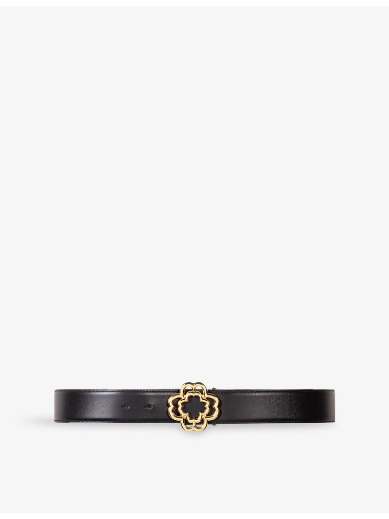 Maje leather belt butterfly rhinestone embellishment 2cm - British product