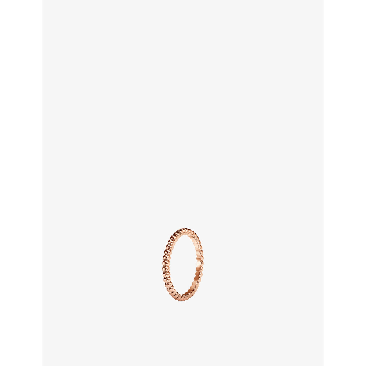 Perlée Pearls Small Motif 18ct Rose Gold Ring - K