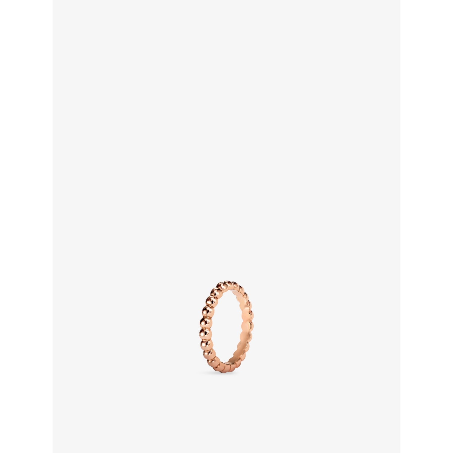 Perlée Pearls Meidum Motif 18ct Rose Gold Ring - K