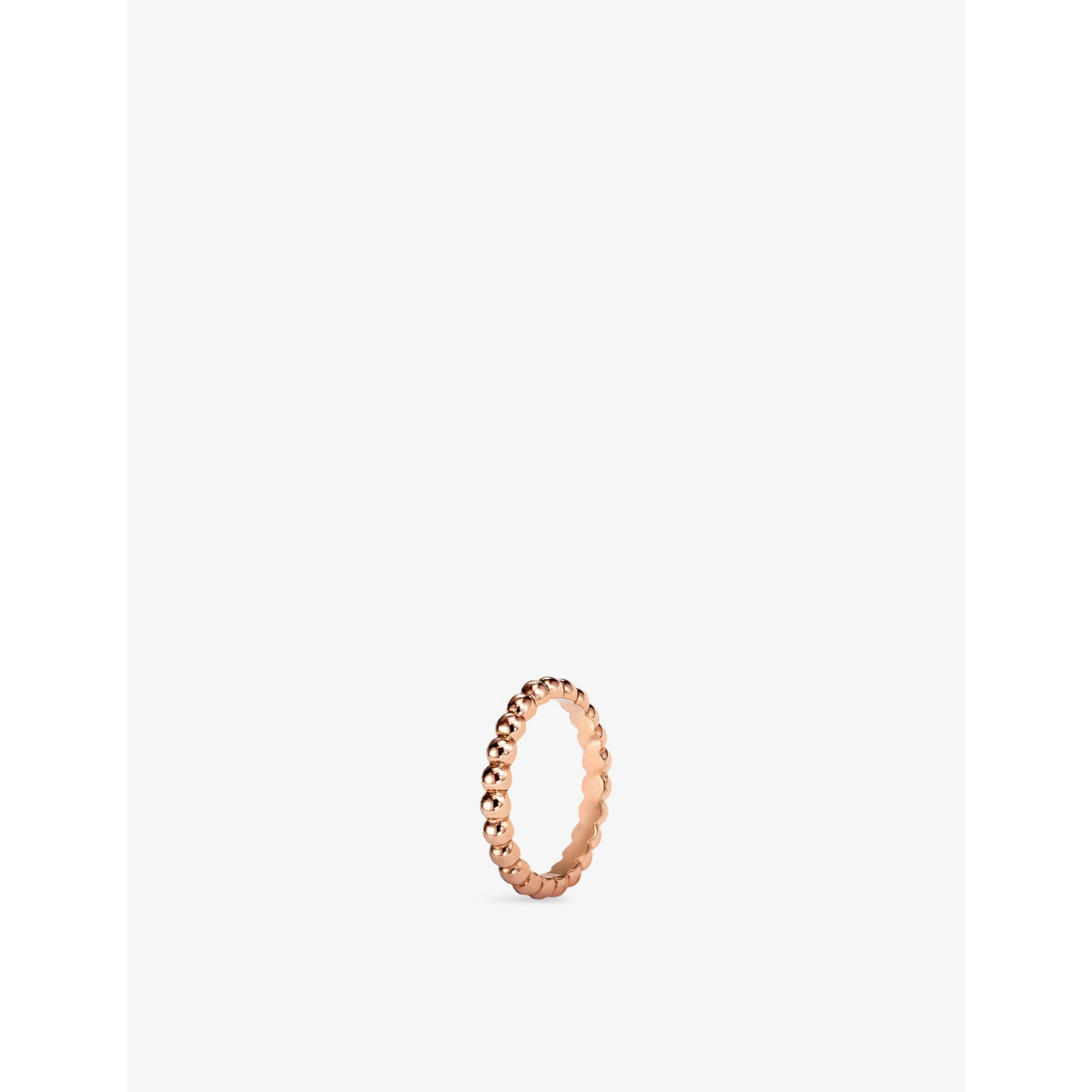 Perlée Pearls Meidum Motif 18ct Rose Gold Ring - K
