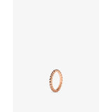Perlée Pearls Meidum Motif 18ct Rose Gold Ring - K