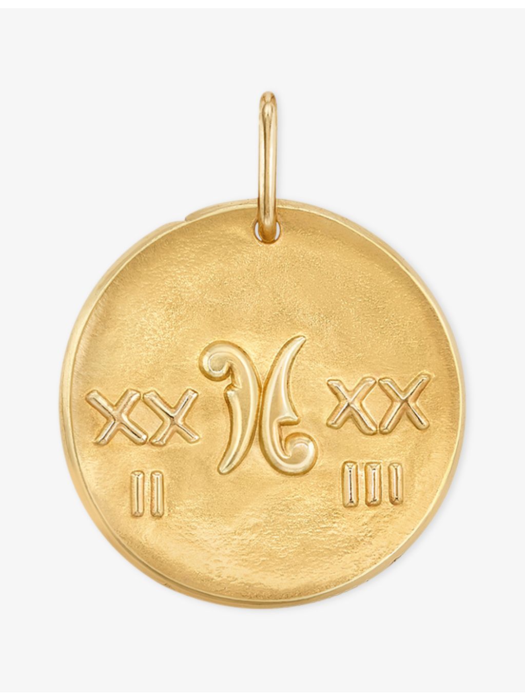 Van Cleef & Arpels Pisces zodiac medal 18ct yellow gold, imported from the UK