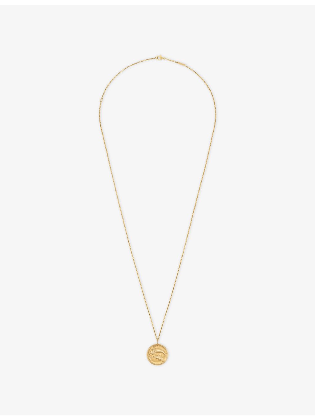 Van Cleef & Arpels Pisces zodiac medal 18ct yellow gold, imported from the UK