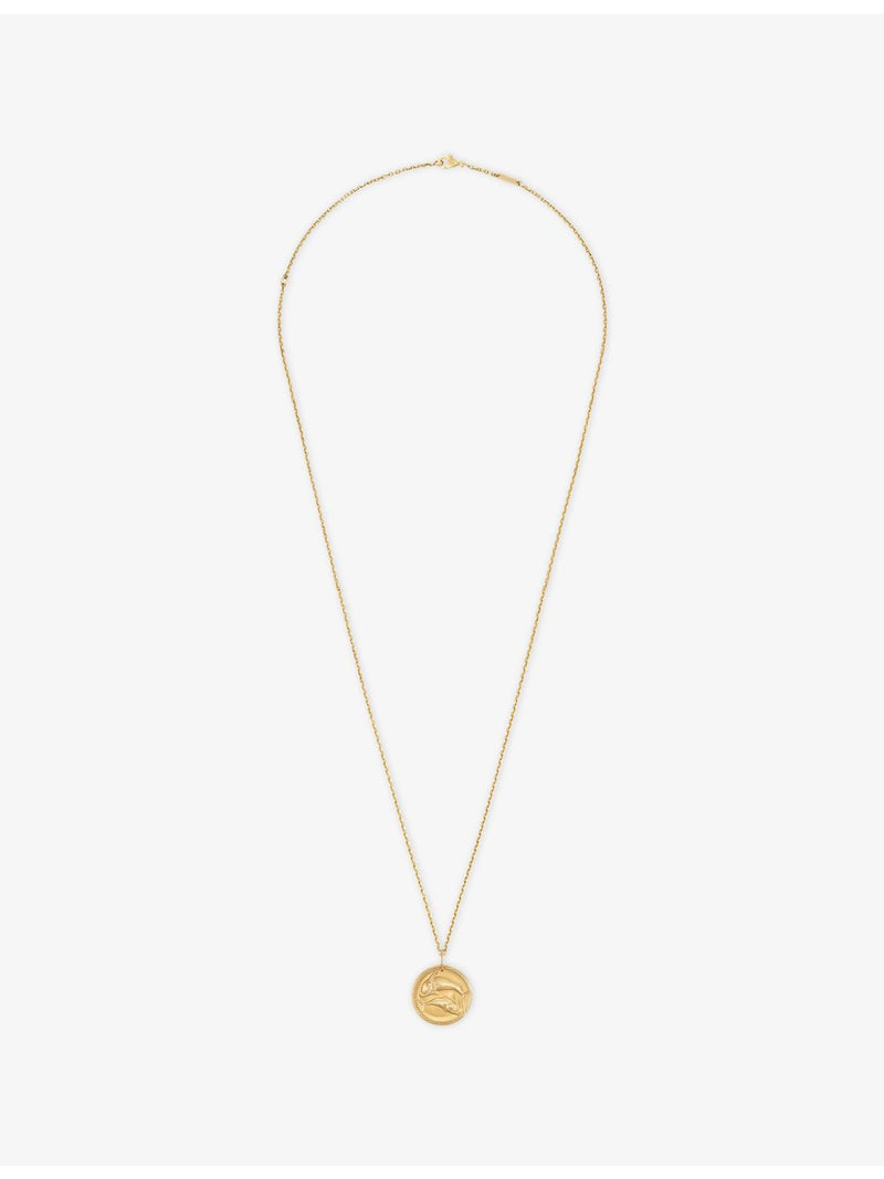 Van Cleef & Arpels Pisces zodiac medal 18ct yellow gold, imported from the UK