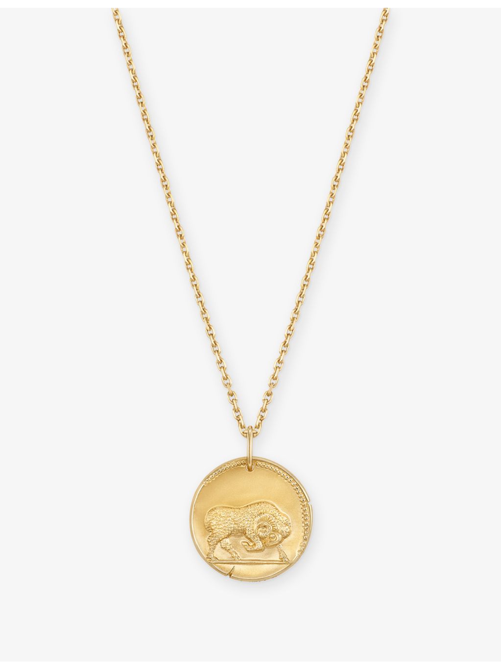 Van Cleef & Arpels Aries 18ct yellow gold medal - British product