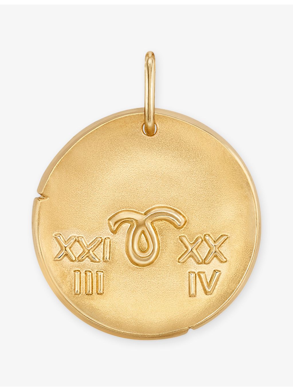 Van Cleef & Arpels Aries 18ct yellow gold medal - British product