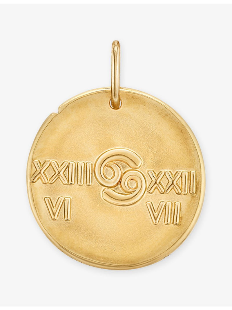 Van Cleef & Arpels 18ct yellow gold Cancer zodiac medal - British product