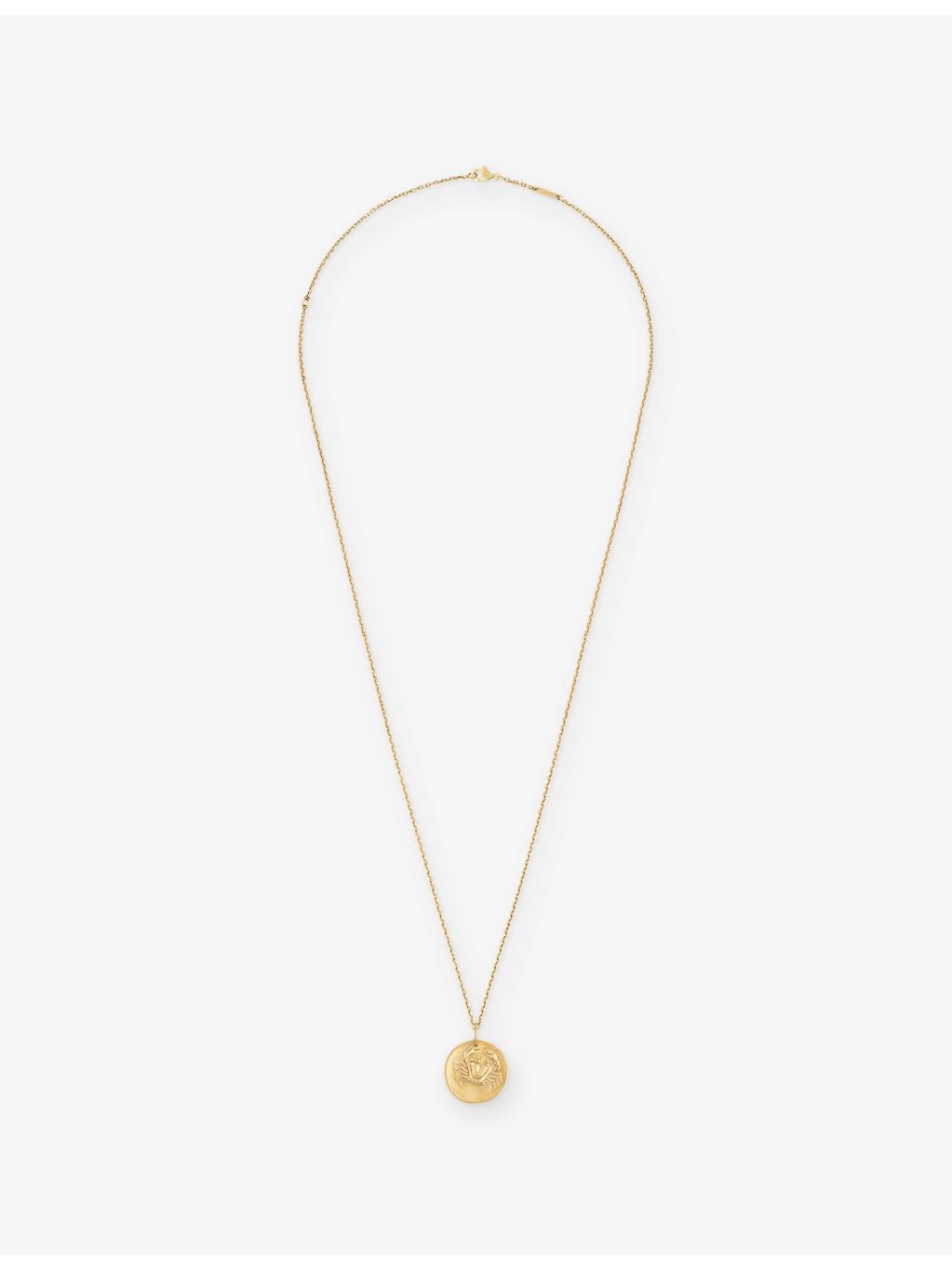 Van Cleef & Arpels 18ct yellow gold Cancer zodiac medal - British product