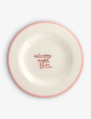 Laetitia Rouget stoneware dessert plate Saturday Night Fever 20cm, UK version