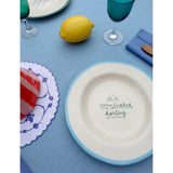 Laetitia Rouget It's Complicated Darling stoneware plate 20cm, imported from the UK