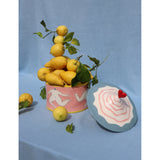 Laetitia Rouget ceramic storage jar hand-painted 23cm, UK version