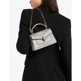 Bvlgari Serpenti Forever mini stud-embellished leather handbag (British brand)