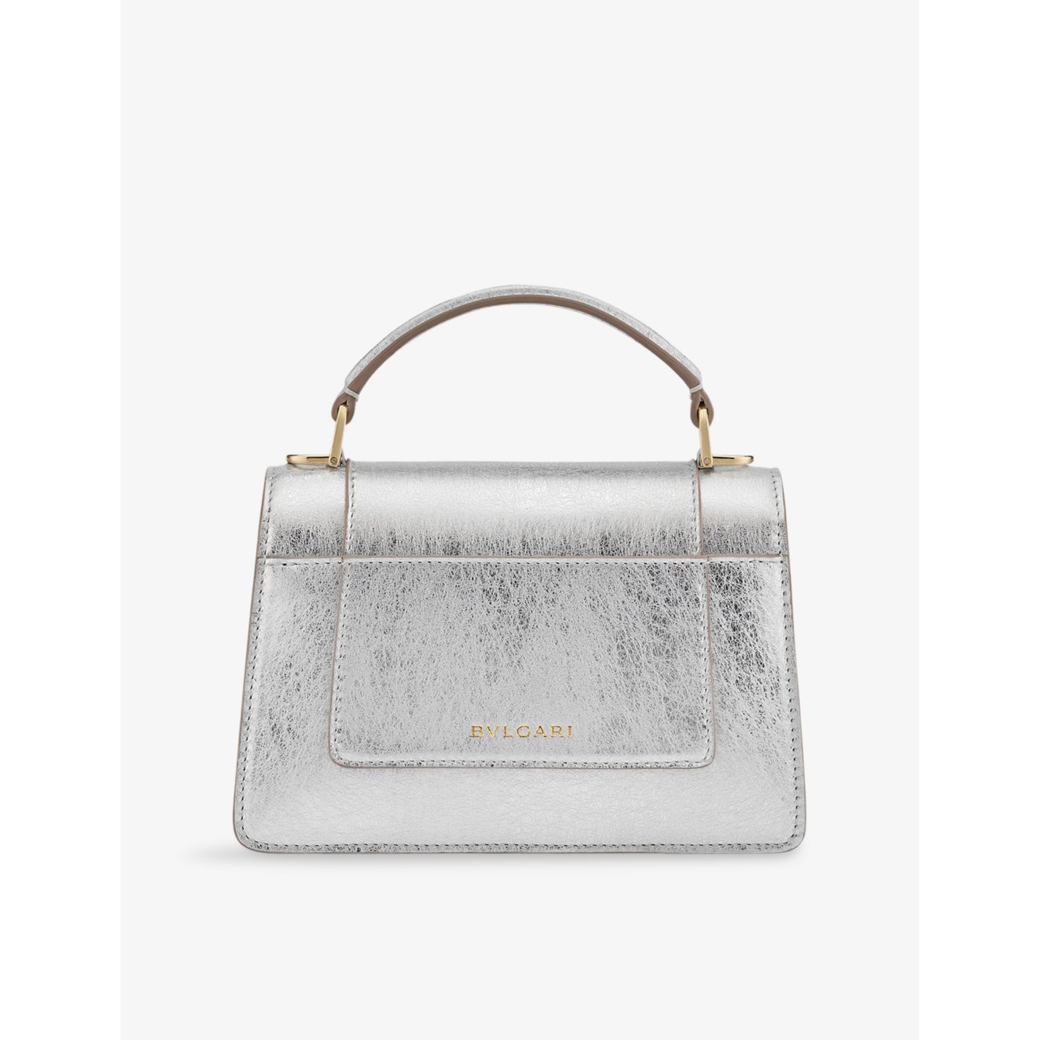 Bvlgari Serpenti Forever mini stud-embellished leather handbag (British brand)