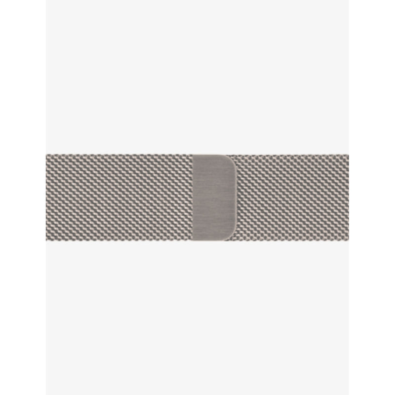 Mintapple Milanese stainless-steel watch strap 44mm in Starlight, imported from the UK