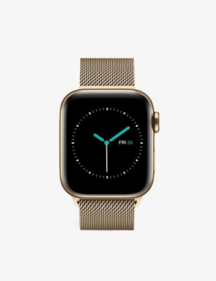 MINTAPPLE Milanese watch strap gold 44mm (British brand)
