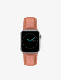 MINTAPPLE grained-leather and stainless-steel watch strap 40mm, UK version