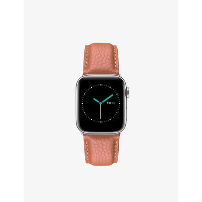 selfridges MINTAPPLE Grained-Leather and Stainless-Steel Apple Watch Strap 44mm- Buy online at McGrocer
