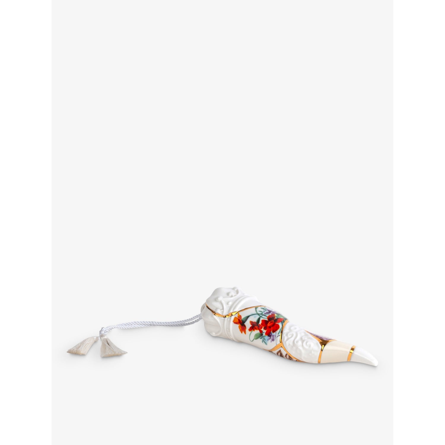 Seletti porcelain lucky horn Kintsugi 33cm, UK version