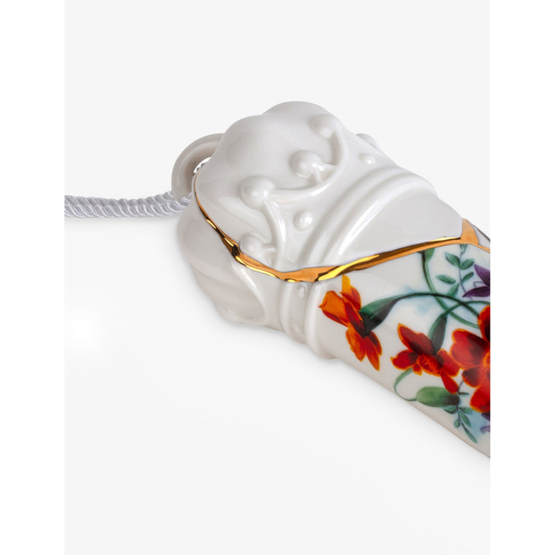 Seletti porcelain lucky horn Kintsugi 33cm, UK version