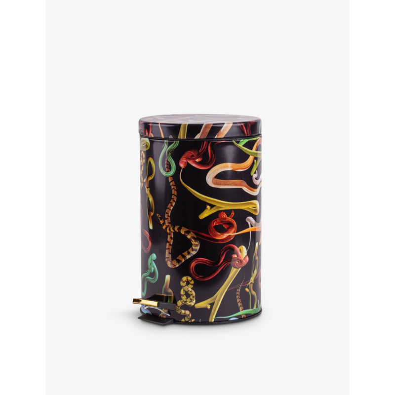 Seletti Toiletpaper Snakes metal bin 12L - British product