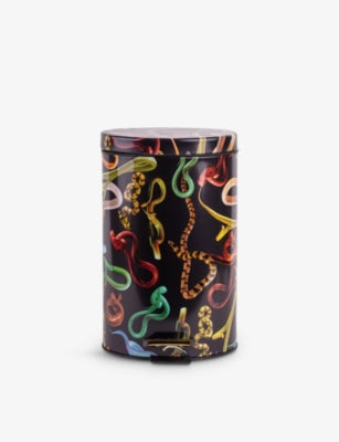 Seletti Toiletpaper Snakes metal bin 12L - British product