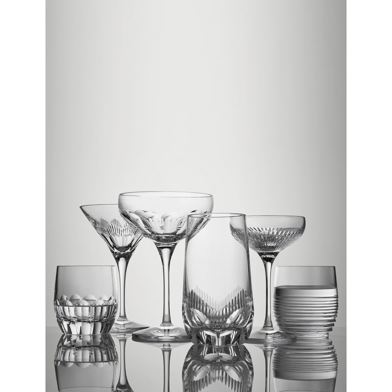 Waterford mixed glass tumblers 255ml set of four (British brand)