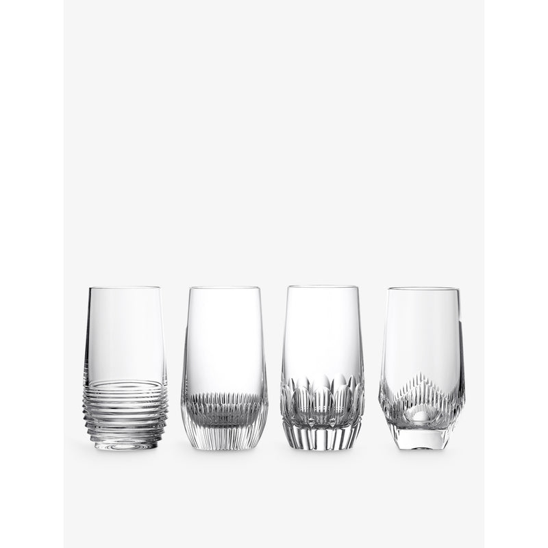 Waterford Mixology crystal hiball glasses 430ml set of four, UK version