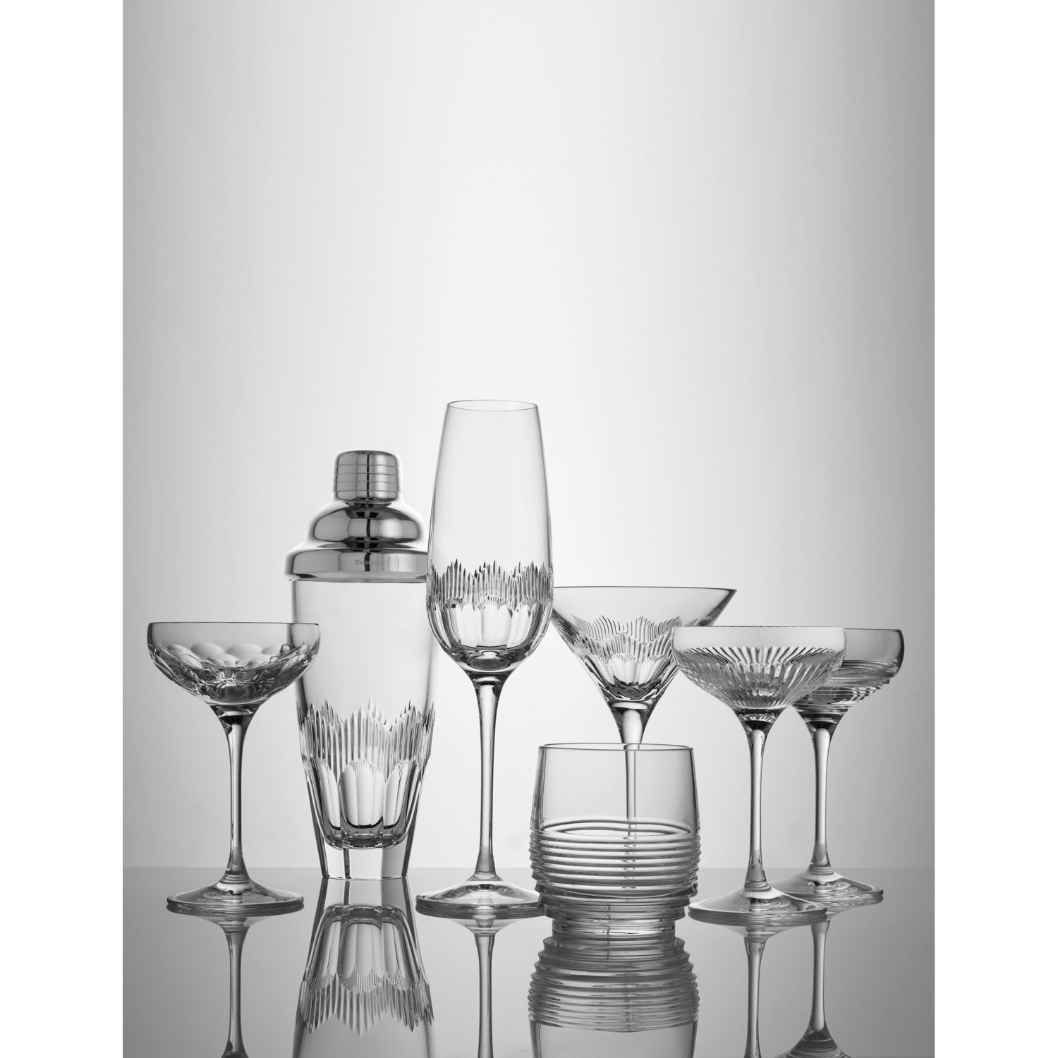 Waterford Mixology crystal coupe glasses 120ml set of four - British product